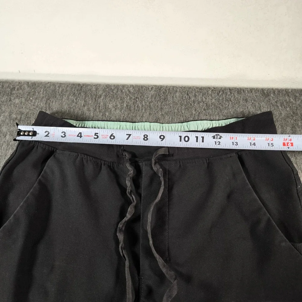 Birddogs Joggers Mens Large Black Linerless Drawstring‎ Cuffs Performance Golf
